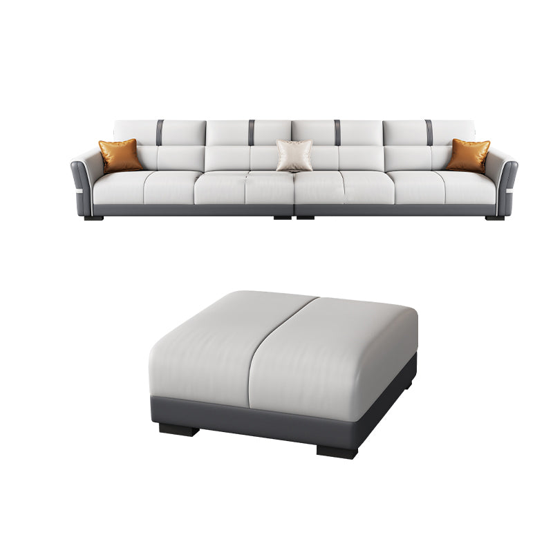 Divano sezionale contemporaneo in finta pelle di divano sezionale resistente alle macchie