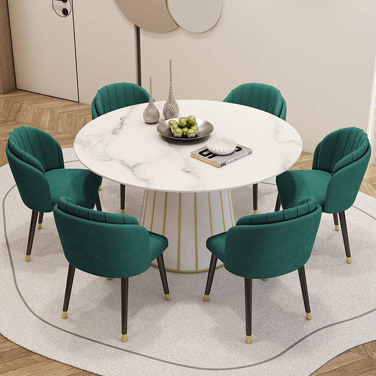 Nordic Round Stone Esstisch 1/7 Stück Essset für Esszimmer