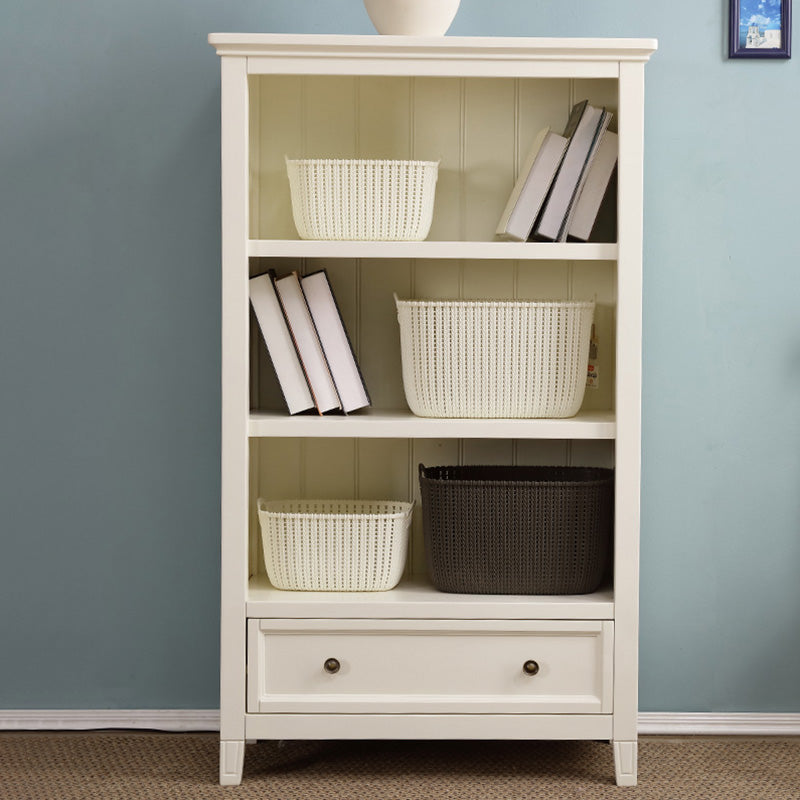 Bibliothèque en bois de livre standard à dos fermé moderne pour salle d'étude