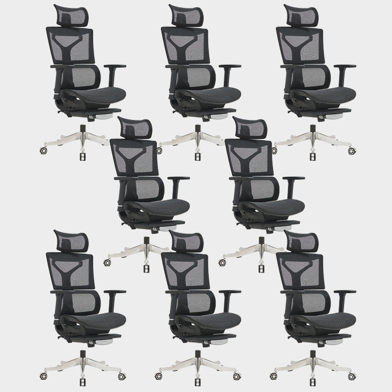 Chaise de bureau moderne Hauteur de siège réglable Inclinaison de mécanisme de bureau chaise de bureau avec roues