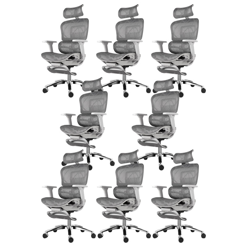 Chaise de bureau à glissement moderne chaise de bureau de hauteur de siège réglable avec dos respirant