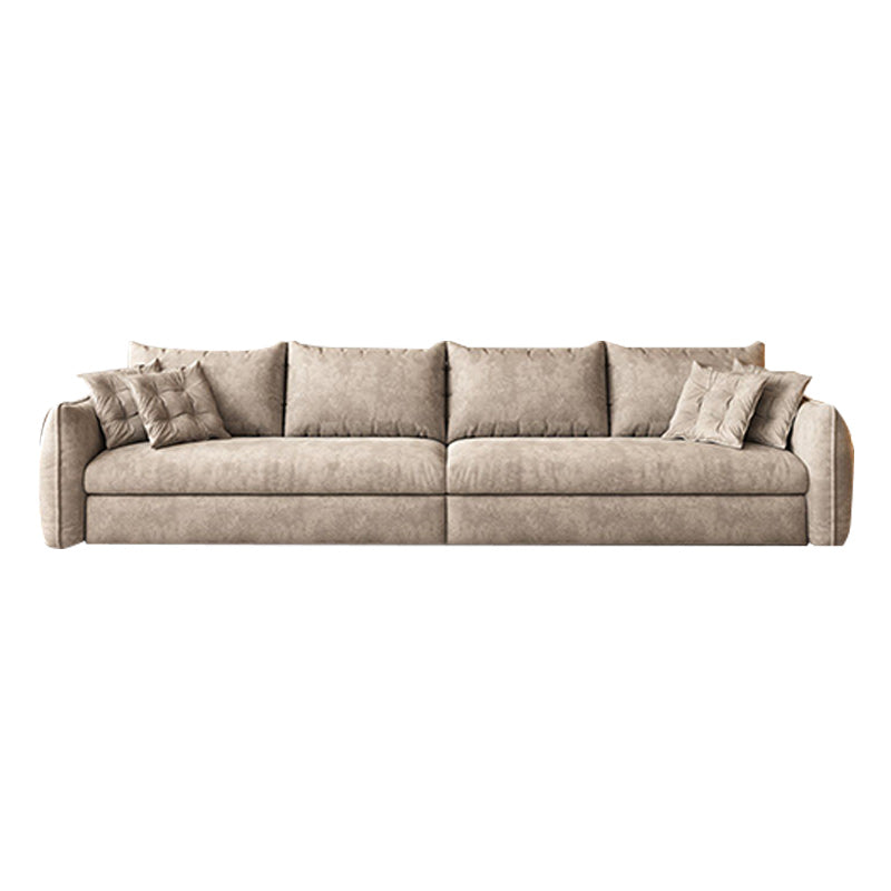 Divano in tessuto moderno letto marrone ridotto divano dormiente con archiviazione