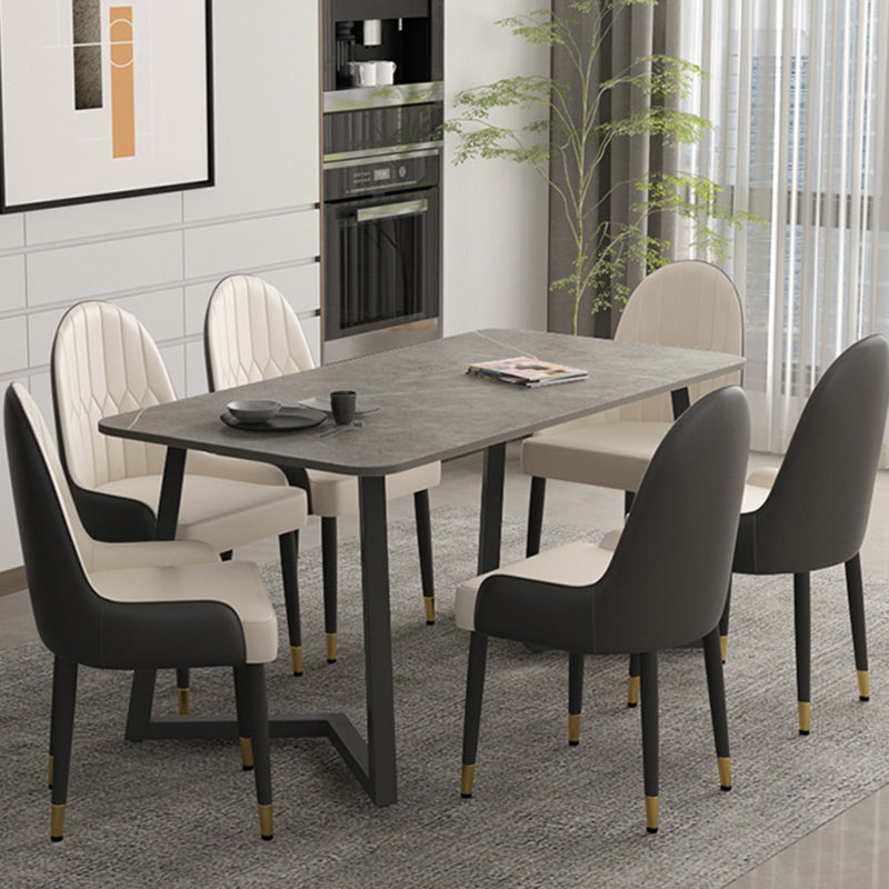 Mesa de comedor de piedra moderna 1/2/5/7 piezas de comedor juego para sala de estar