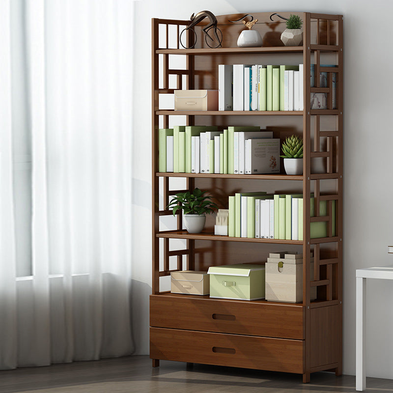 Geschlossenes Standard -Bücherregal aus dem Buchhandel mit rechteckigen Regalen konstruiert