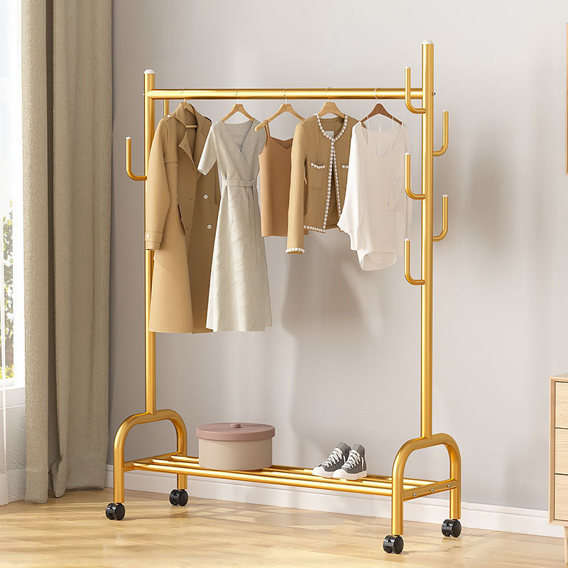 Glam Style Hall Stand Metal Free Standing Stand con gancio di cappotto