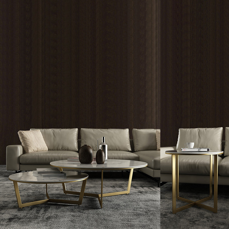 Glam White Frame Coffee Table Round Slate Top Cocktail Table Gold Clearhalo 'Coffee & Accent Tables' 'Coffee Tables' 'coffee_tables' 'furn' 'furn_coffee_tables' 'Furniture' 'Living Room Furniture' 7070087