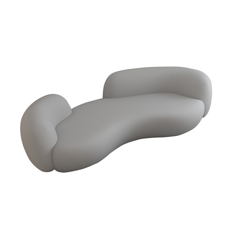 Divano curvo di divano di divano contemporaneo sedute uniche per soggiorno