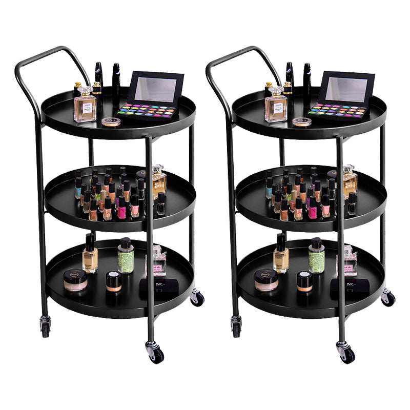 Tavolo da salotto in metallo rotondo accento in stile modernistico