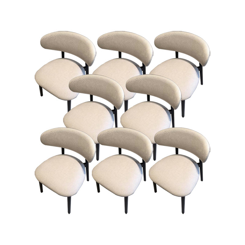 Chaise latéral simple moderne chaise de salle à manger latérale de base en bois massif pour salon