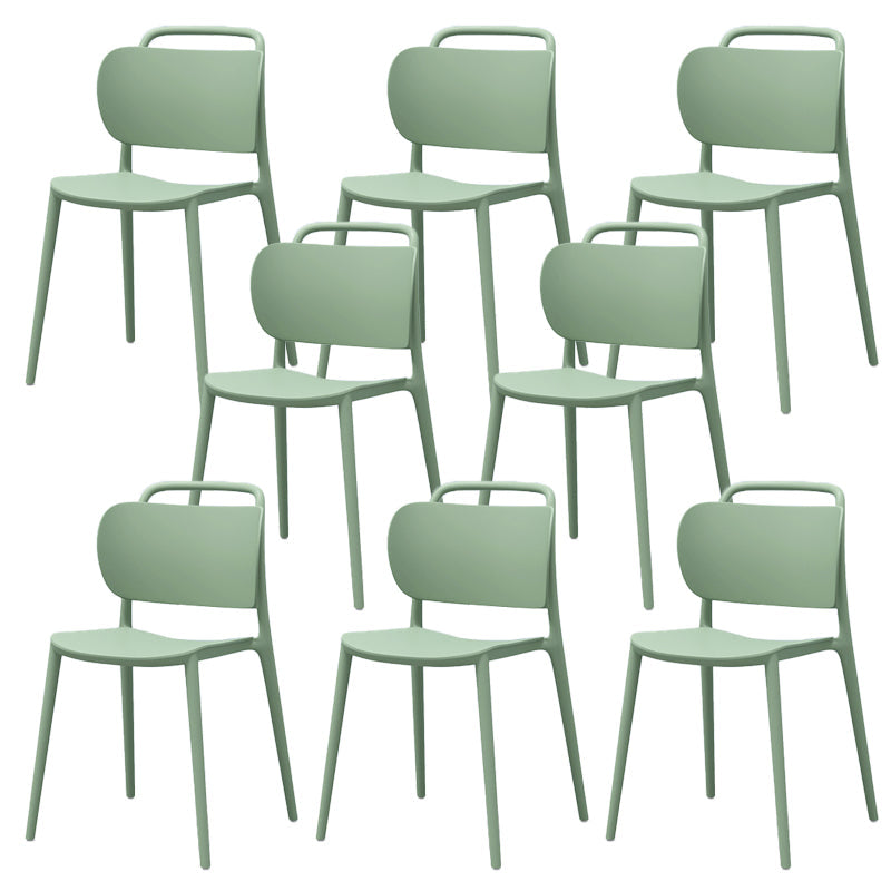 Modern Style Side Chair Plastic Indoor Dining Chair for Living Room