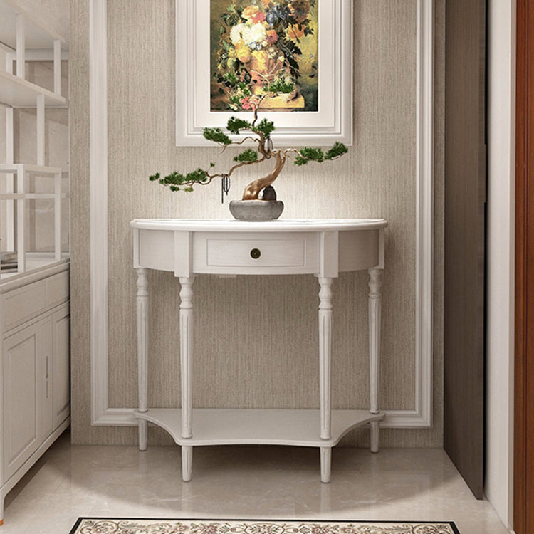 Tavolo da console moderno della metà del secolo Tavolo di accento in legno per Hall