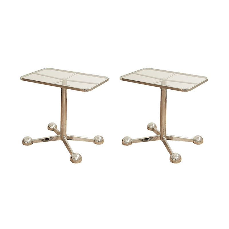 15" Wide Contemporary Corner Table Rectangular Accent Side Table