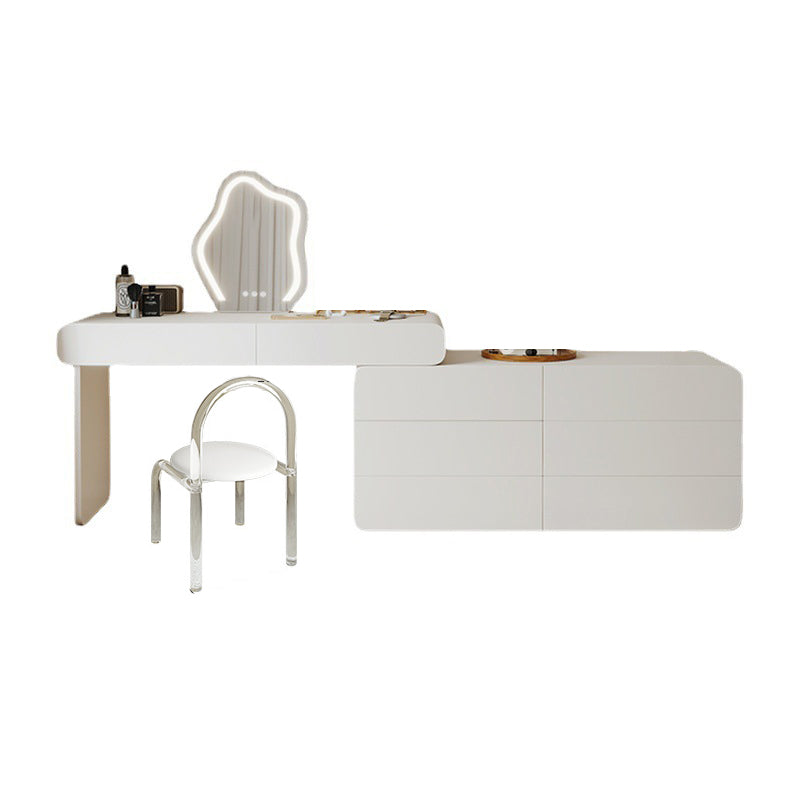 Moderne verlichte spiegel ijdelheid tafels slaapkamer make -up ijdelheid bureau tafel met lade