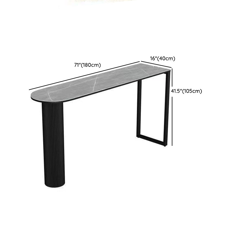 Industrielle Bar Tisch Stone Top Bar Tisch für Wohnzimmer
