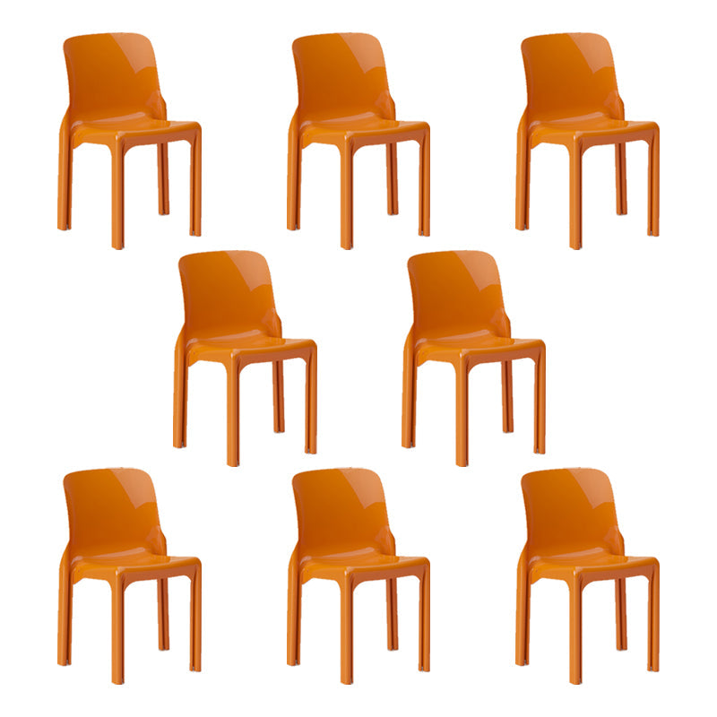 Modern Style Side Chair Plastic Dining Side Chair for Living Room