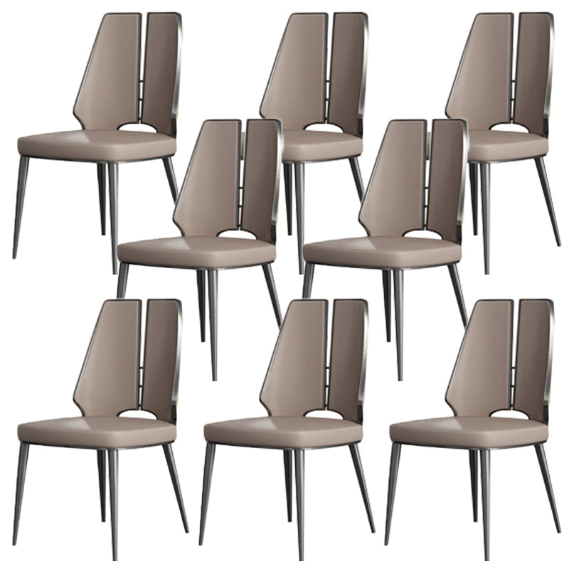 Dining Room Upholstered Chair Faux Leather Home Dining Chair