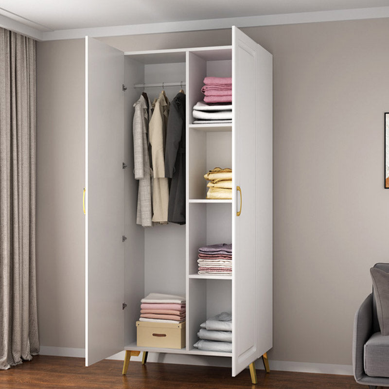 Modern Wardrobe Armoire Solid Wood Wardrobe Cabinet with Door
