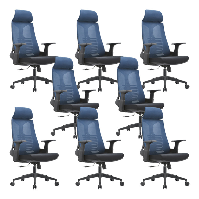 Moderner fester Waffen -Office -Stuhl Neigungsmechanismus ohne belastende ergonomische Stuhl mit Rädern