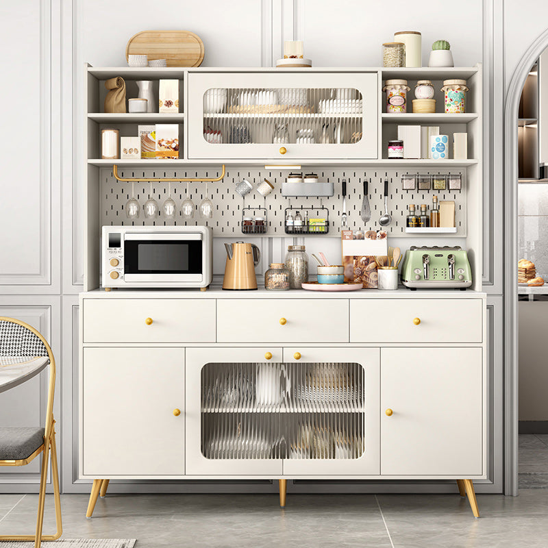 Moderno pranzo a buffet in legno finto con cassetto con porte per sala da pranzo