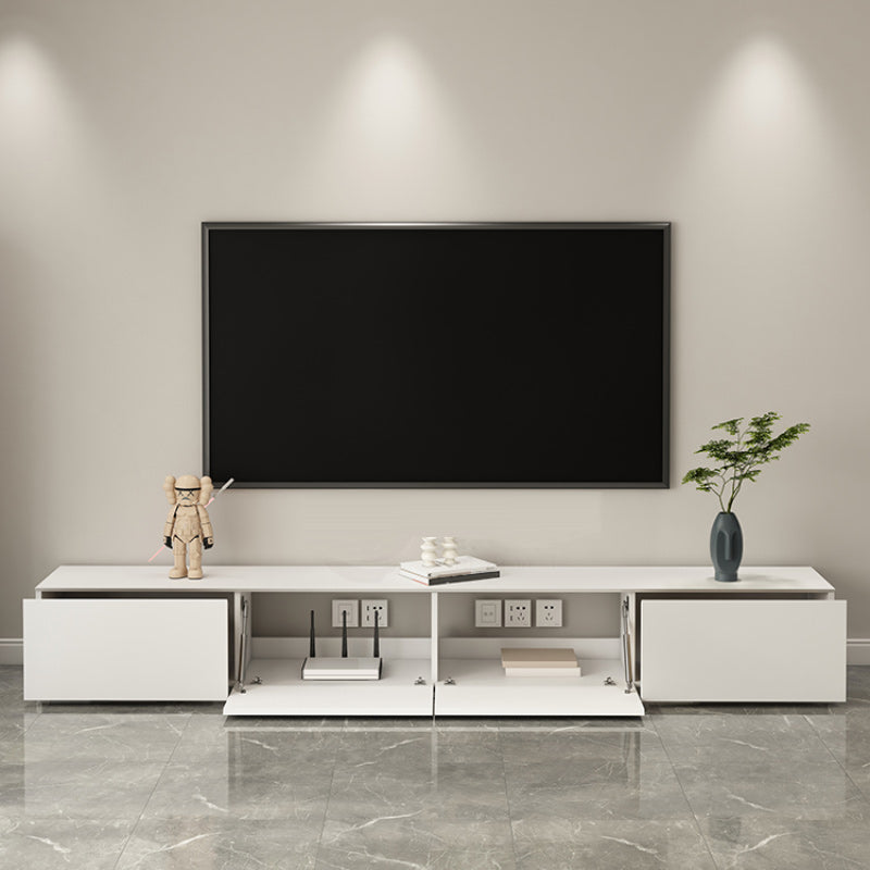 Modern Media Console Wood Media Console TV Stand for Living Room 94.5"L x 14"W x 16"H 2 Clearhalo 'furn' 'furn_tv_stands_entertainment_centers' 'Furniture' 'Living Room Furniture' 'TV Stands & Entertainment Centers' 'TV Stands & Media Storage Furniture' 'tv_stands_entertainment_centers' 7133738