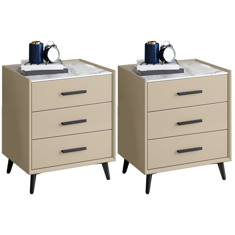 Comodino da tavolo da tavolo da tavolo da notte contemporaneo con 2/3 cassetti per la casa