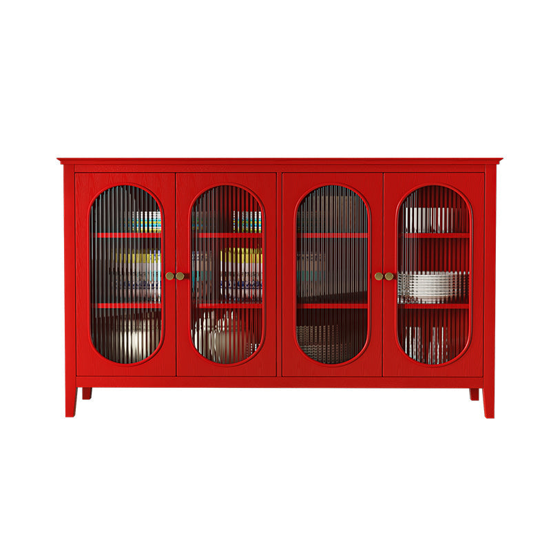 Moderno mobile per pino da pino con porte per sala da pranzo