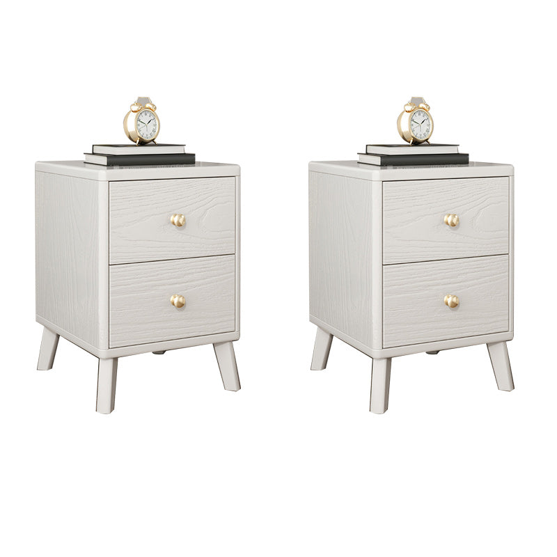 Tiroir de rangement contemporain Table de nuit à caoutchouc Accent Accent Table table de nuit pour chambre à coucher