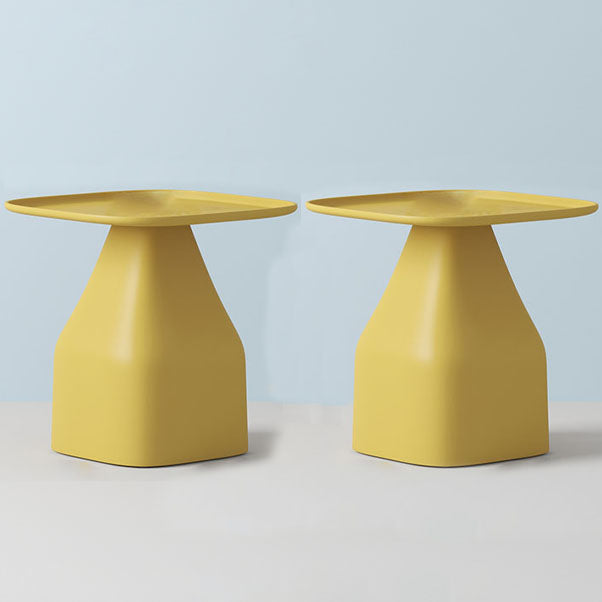 Tavolo laterale dell'accento quadrato piedistallo tavolo da snack laterale superiore