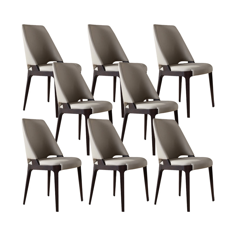 Dining Room Parsons Side Chair Industrial Upholstered Armless Chair 8 Piece Set Clearhalo 'Dining Chairs' 'Dining Tables & Seating' 'dining_chair' 'furn' 'furn_dining_chair' 'Furniture' 'Kitchen & Dining Furniture' 7163250