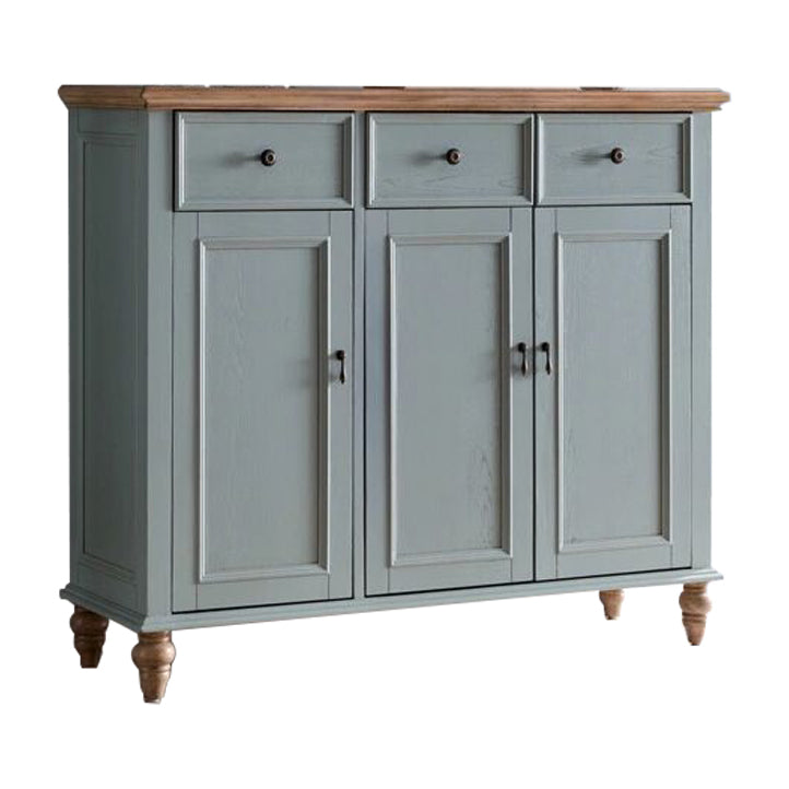 3 - Drawer Rectangle Accent Chest, Solid Wood Mid-Century Modern Cabinet Blue Clearhalo 'Cabinets & Chests' 'cabinets_chests' 'furn' 'furn_cabinets_chests' 'Furniture' 'Living Room Furniture' 7172176