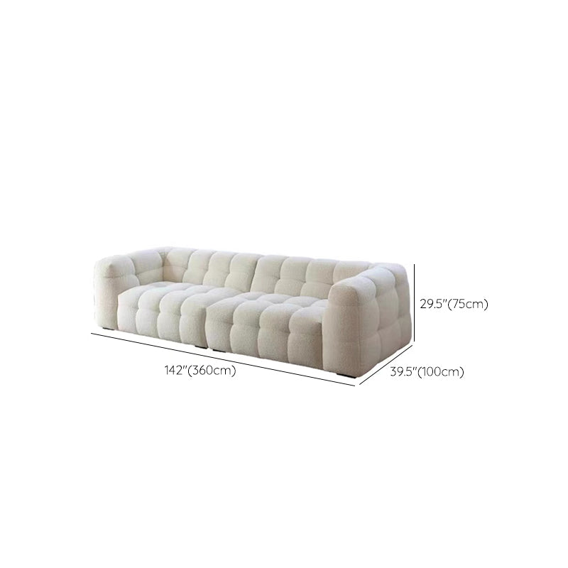 Modernistischer Keks -Rücken -Sofa Smoking Arm Liebesseat für Wohnzimmer