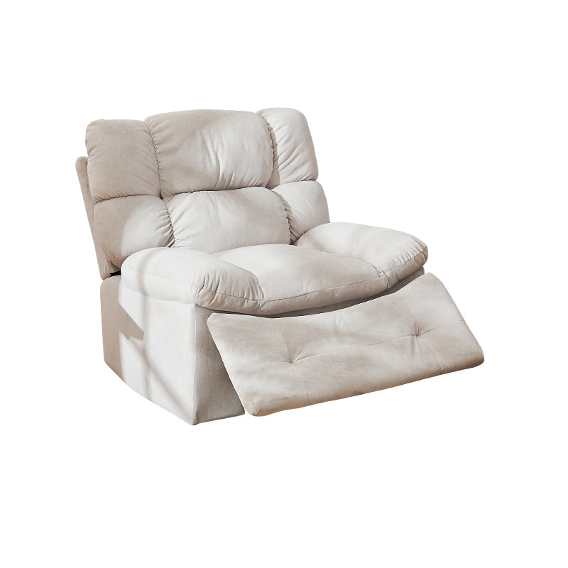 Chaise inclinable de couleur solide inclinable à impulsion à inclinaison standard avec repose-pied