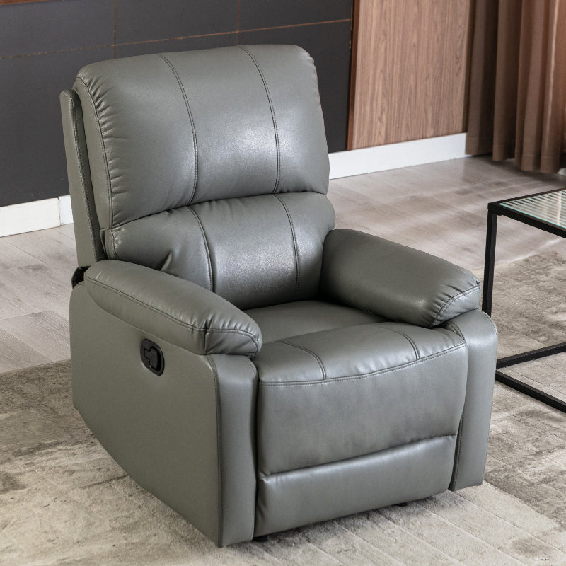 Reclure standard en cuir collé moderne avec repose-pieds prolongée