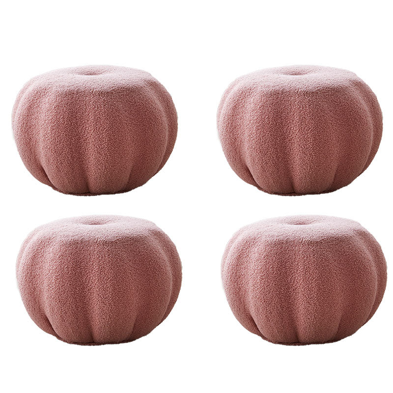 豪華なオットマンベルベット布張りの堅い溶けた涙の涙抵抗性ラウンドオットマン