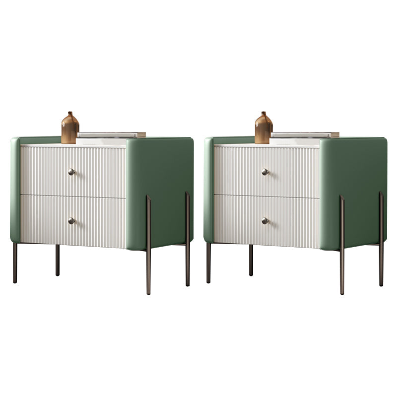 Accento moderno tavolo da comodino stoccaggio del comodino in pietra con gambe