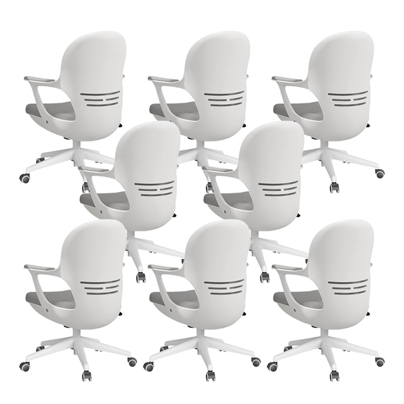 Armas fijas Silla de oficina sin angustia Silla de escritorio de altura de asiento ajustable ajustable