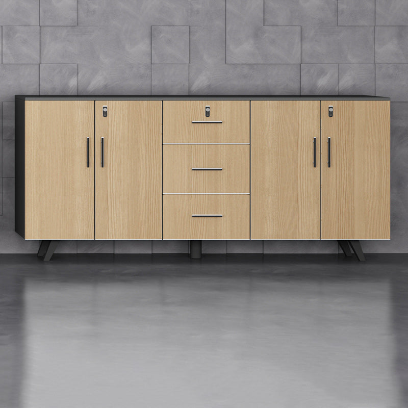 Archivo de estilo moderno Archivo de bloqueo de bloqueo de marco de madera