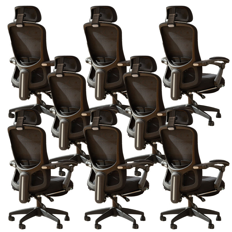 Chaise de bureau moderne Mécanisme d'inclinaison sans chaise de bureau ergonomique pénible avec roues