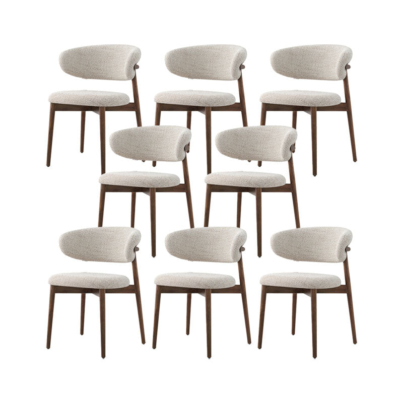 Chaise de bras rembourré de style moderne