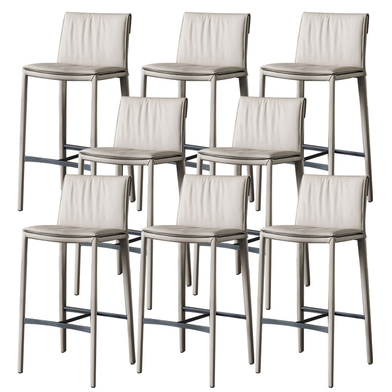 Sgabelli da bar rettangolo di sgabelli in metallo in stile nordico per soggiorno