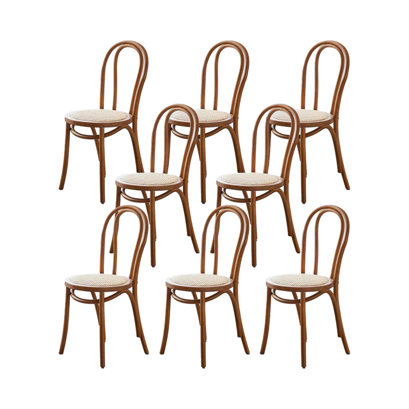 Industriële keuken eetstoelen vaste houten windsor achterkant stoel