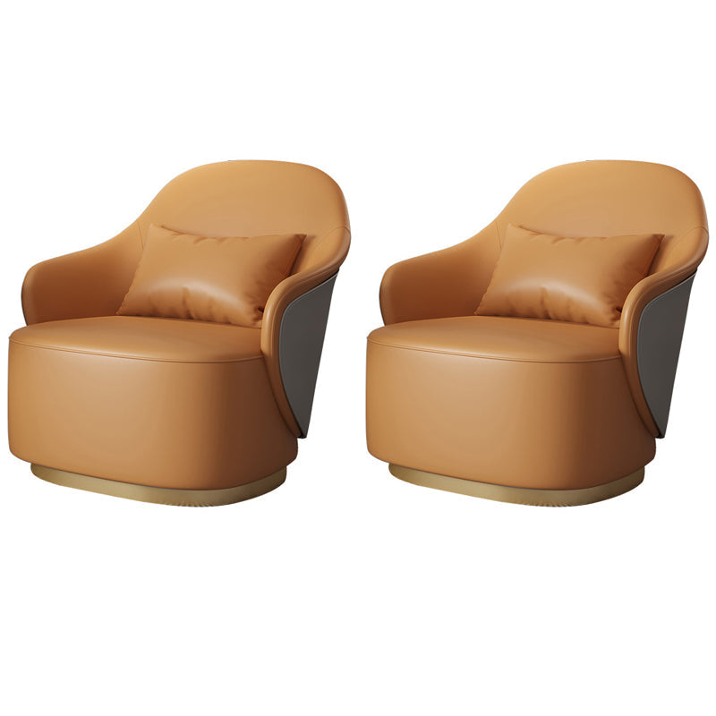 Modern 25,6 "brede kussens achterstoel lederen hellende tankstoel