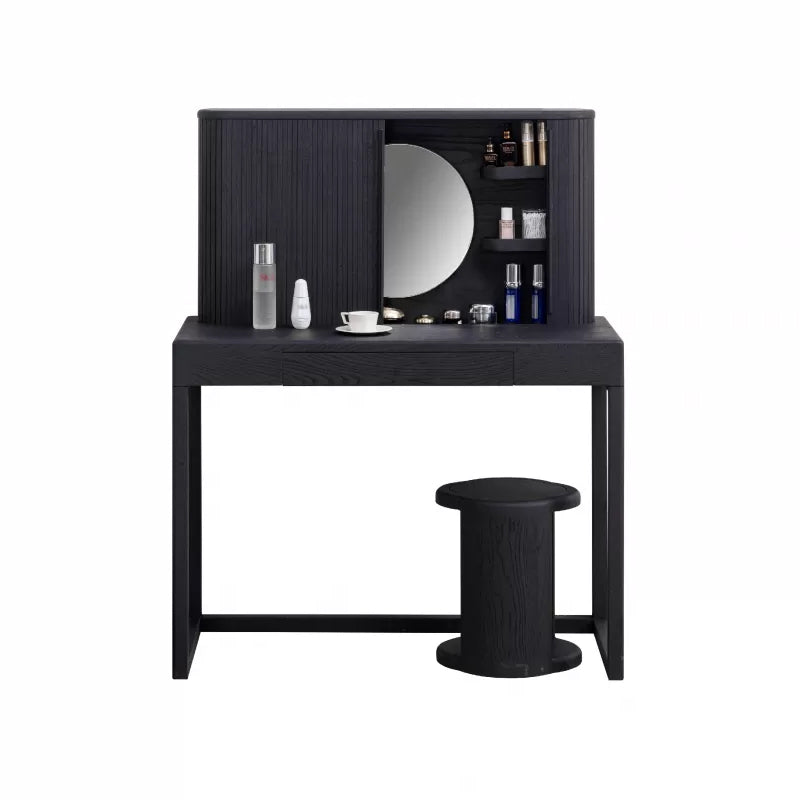 Tavolo da scrivania per vanità tradizionale per la camera da letto tavolo da toeletta in legno massiccio