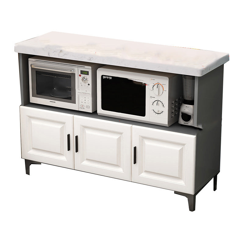 Tavolo da pranzo moderno per sala da pranzo tavolo di preparazione in marmo con mobile in magazzino