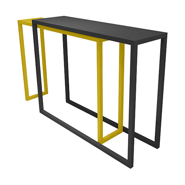 Base metallica del rettangolo di rettangolo di ferro moderno per negozio di tè al latte