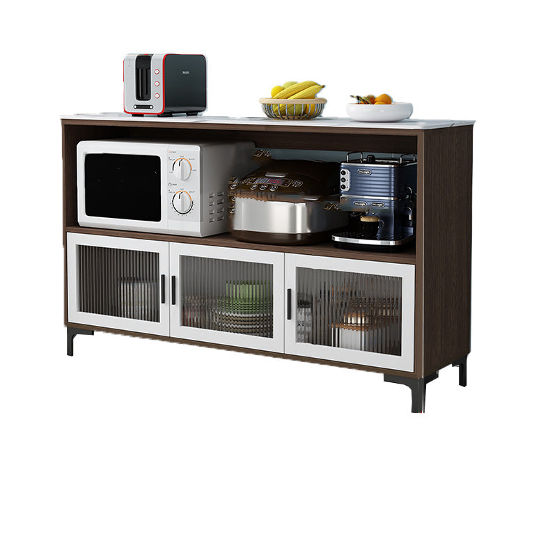 Eetkamer eiland eiland tafel moderne marmeren prep tafel met opbergkast