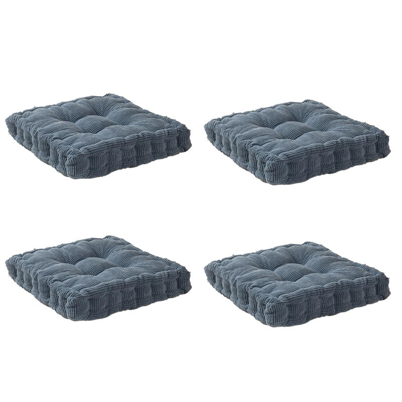 Moderno pouf pouf velluto in velluto resistente resistente ai pantaloni trapunti di colore quadrato