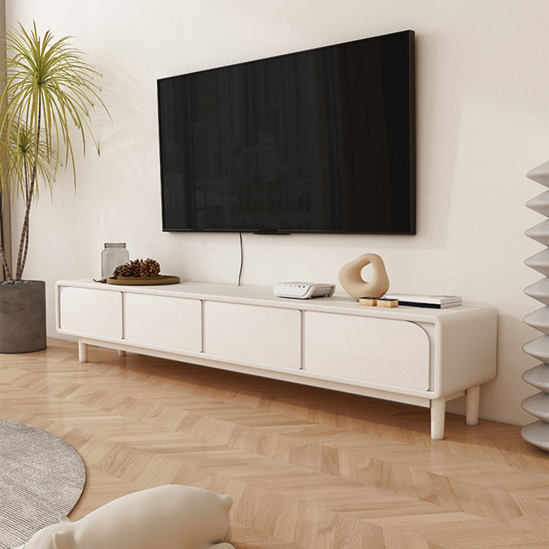 Modern Media Console TV Stand Wooden TV Stand Console with Drawers 87"L x 16"W x 16.5"H Clearhalo 'furn' 'furn_tv_stands_entertainment_centers' 'Furniture' 'Living Room Furniture' 'TV Stands & Entertainment Centers' 'TV Stands & Media Storage Furniture' 'tv_stands_entertainment_centers' 7266956