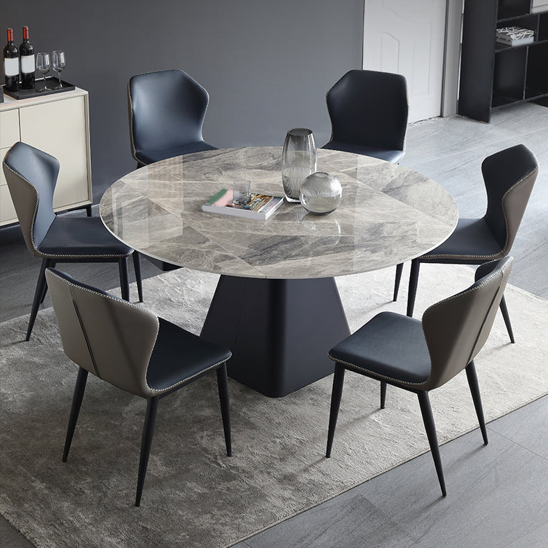 Moderna Mesa de comedor de piedra sinterizada Juego de comedor 1/2/7 Piezas para cocina