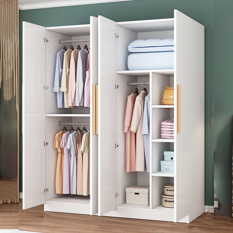 Guardaroba a cornice in legno indipendente moderno incernierato.